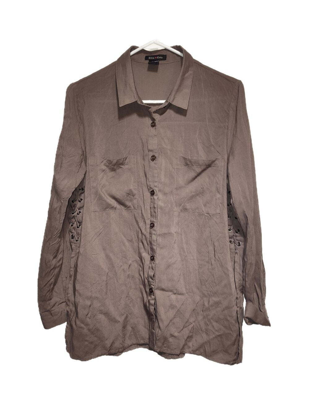 Ellie Kate Women's Button Up Shirt Size Large